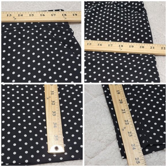 Max Studio NWT Wide Leg Black & White Dots Pull-on Pants Size 1X - Picture 6 of 11